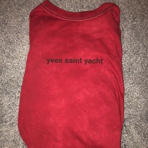 Mega Yacht “Yves Saint yacht” t-shirt
